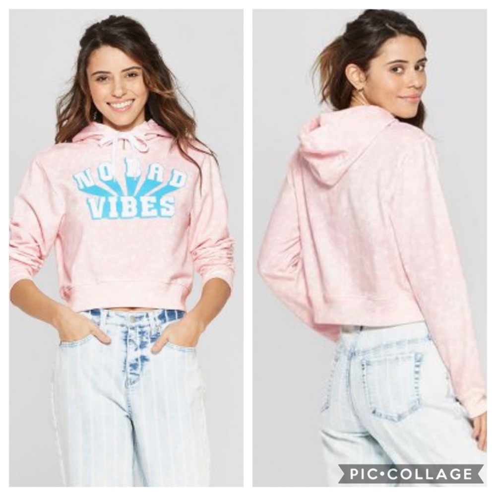 NWT Freeze Tie Dye No Bad Vibes Graphic Hoodie